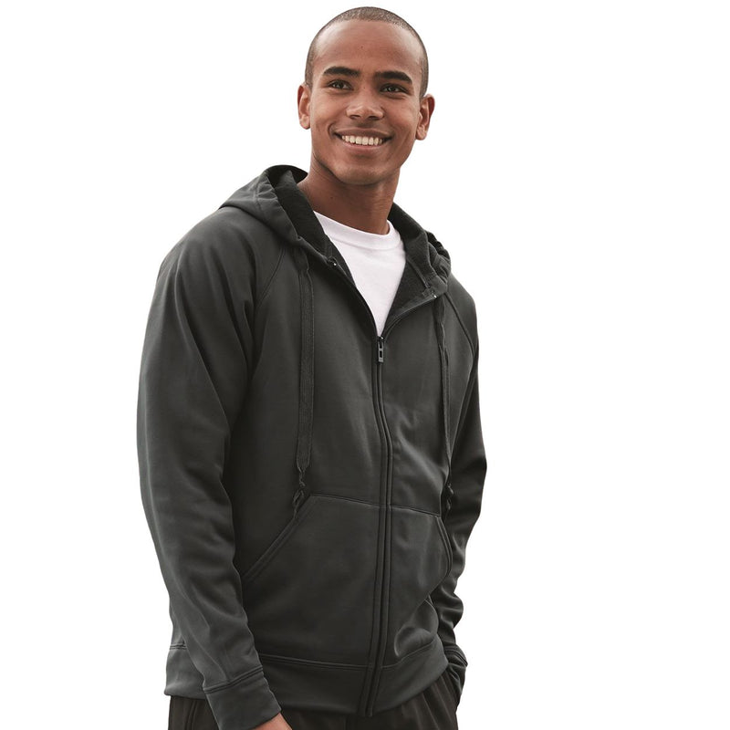 JERZEES Dri-Power Sport Hooded Full-Zip Sweatshirt