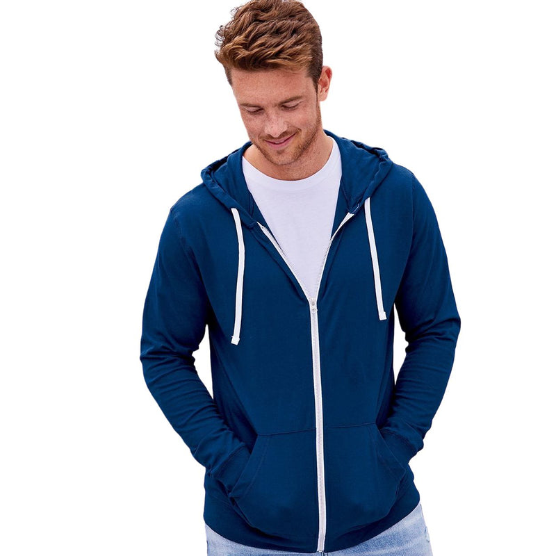 Fruit of the Loom Sofspun Full-Zip Hooded Long Sleeve T-Shirt