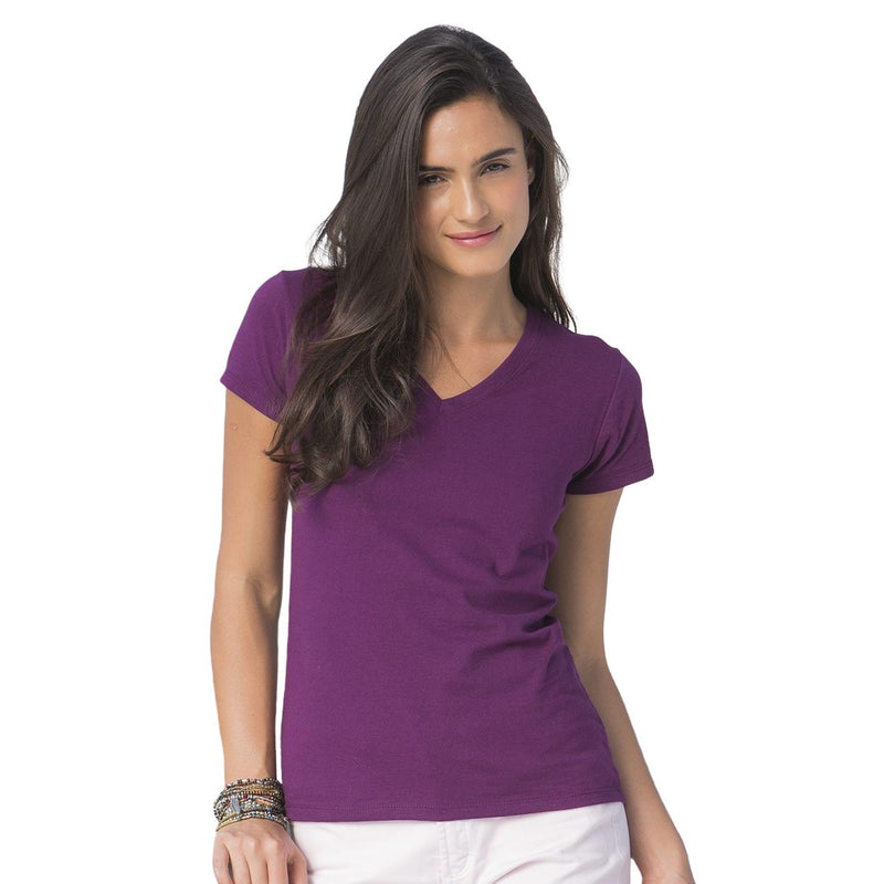 Fruit of the Loom Sofspun Women's V-Neck T-Shirt