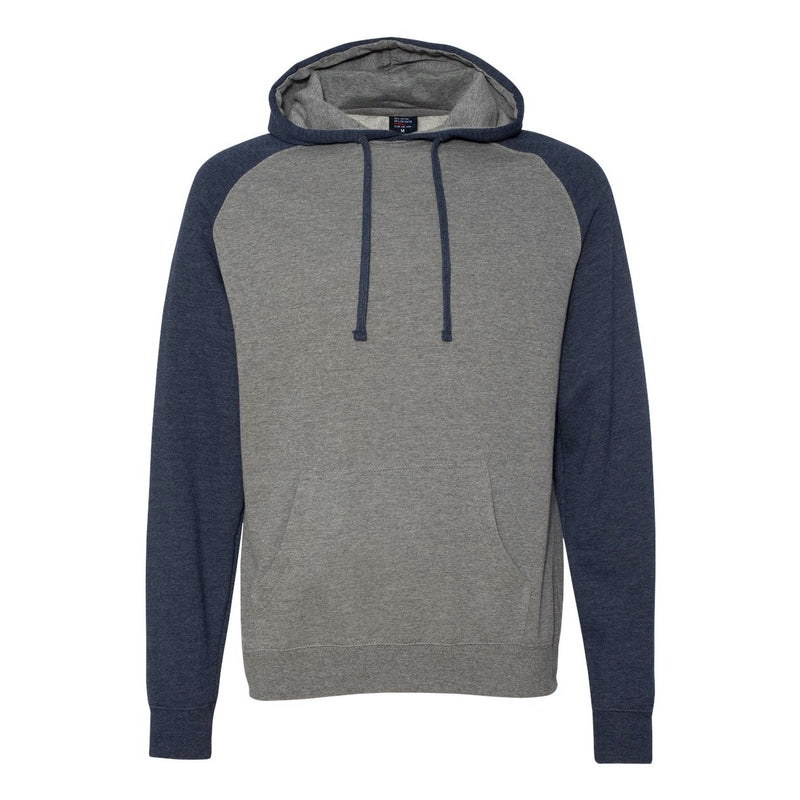 Independent Trading Co. Raglan Hooded Sweatshirt