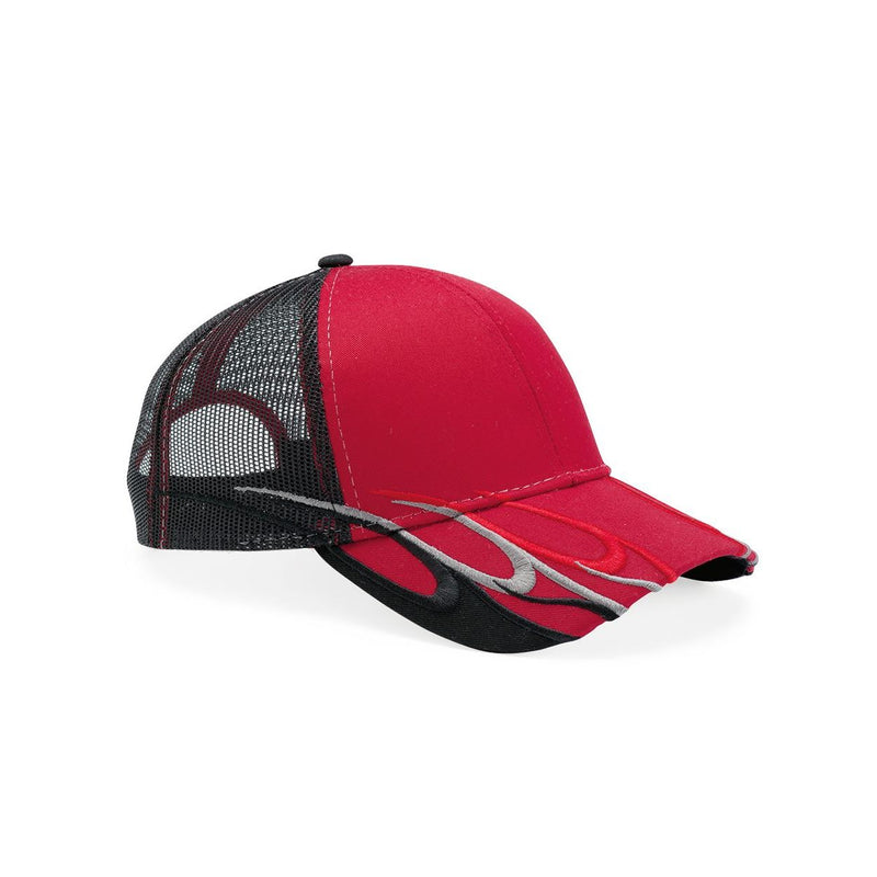 Outdoor Cap Flame Mesh-Back Cap