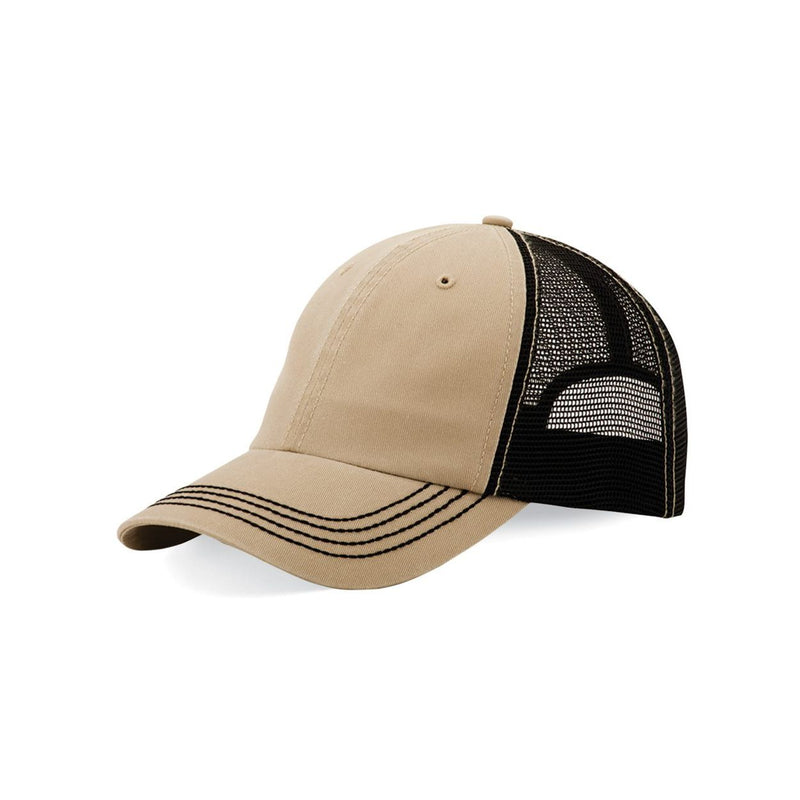 Mega Cap Washed Twill Trucker Cap