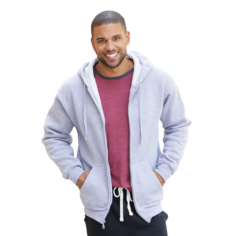 J. America Premium Full-Zip Hooded Sweatshirt