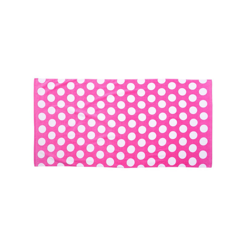 Carmel Towel Company Polka Dot Velour Beach Towel