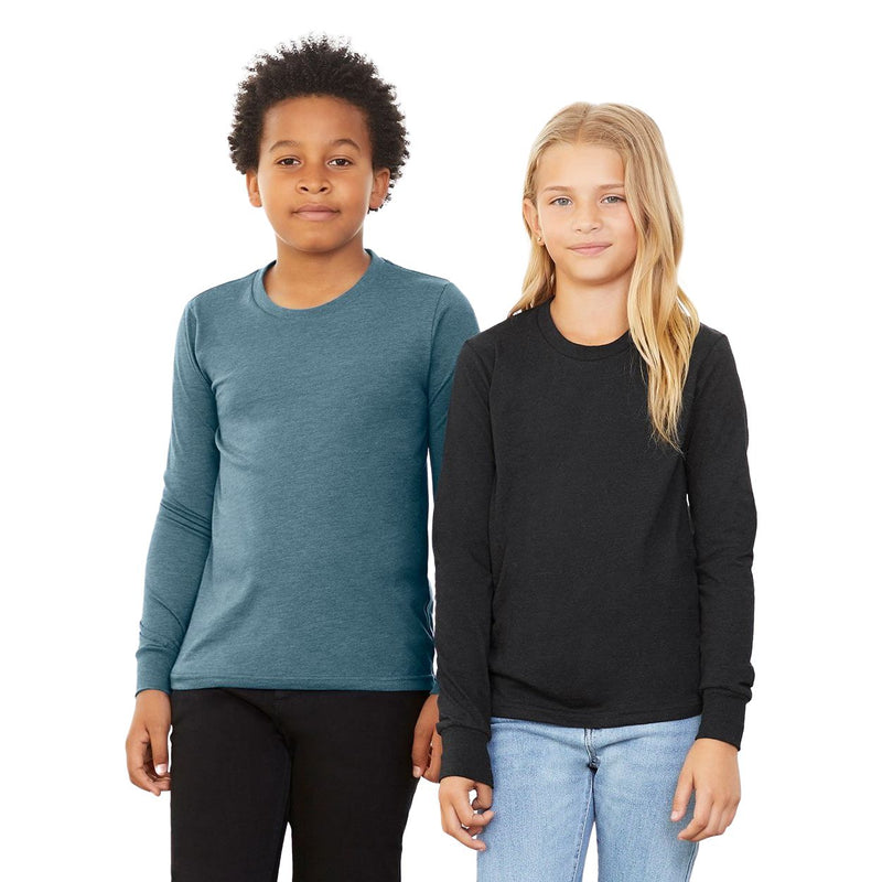 BELLA + CANVAS Youth Jersey Long Sleeve Tee