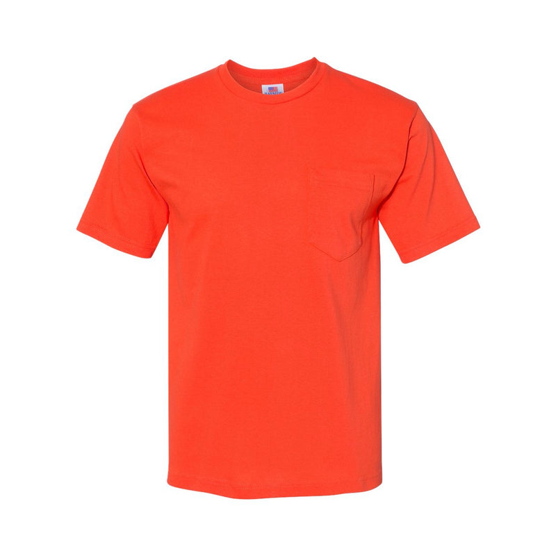 Bayside USA-Made Short Sleeve T-Shirt With a Pocket