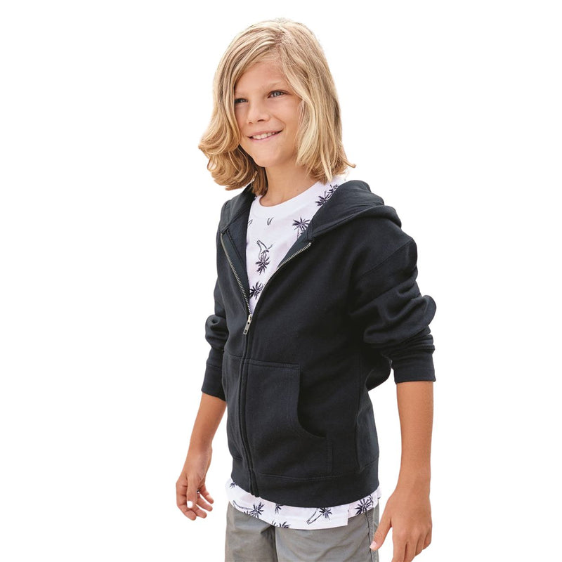 Independent Trading Co. Youth Midweight Full-Zip Hooded Sweatshirt