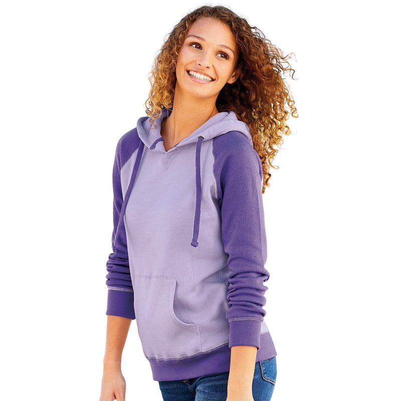 MV Sport Women’s Harper Raglan Hooded Sweatshirt