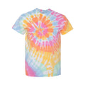 Dyenomite Multi-Color Spiral Short Sleeve T-Shirt