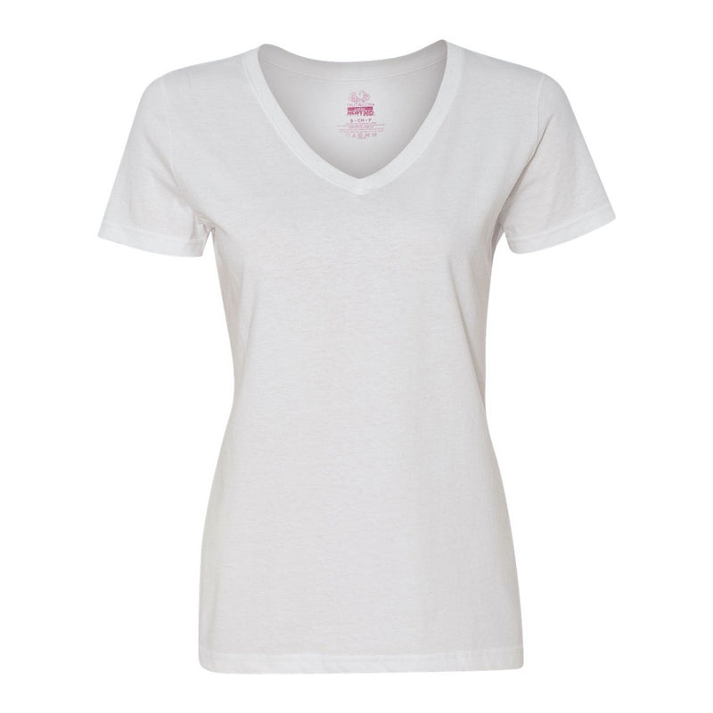 Fruit of the Loom HD Cotton Women's V-Neck T-Shirt