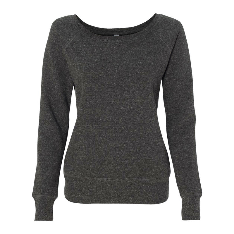 BELLA + CANVAS Women’s Sponge Fleece Wide Neck Sweatshirt