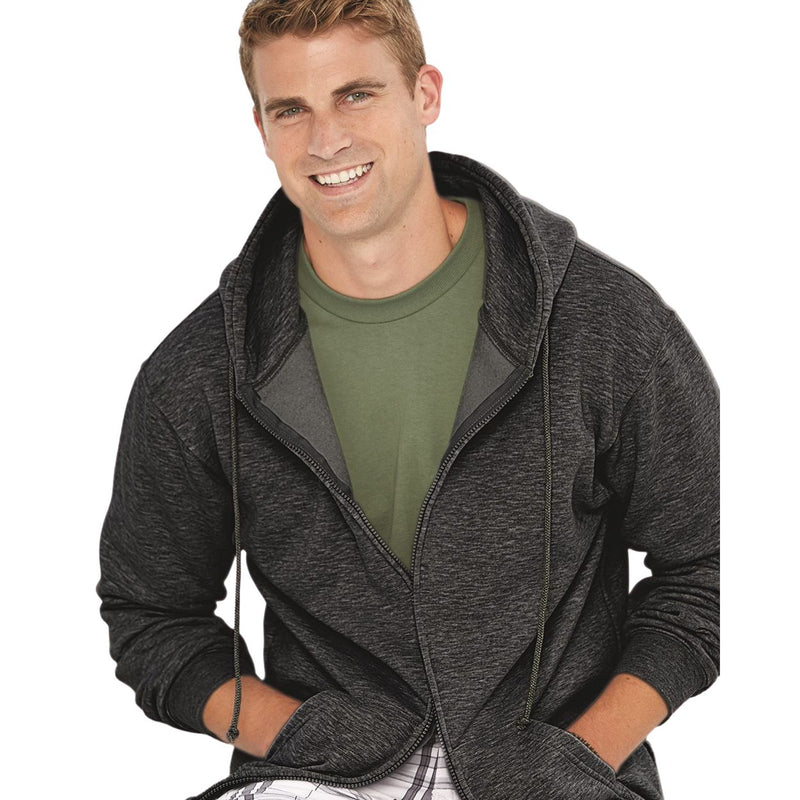 Bayside USA-Made Full-Zip Hooded Sweatshirt