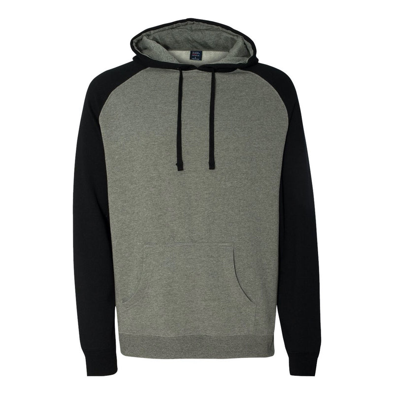 Independent Trading Co. Raglan Hooded Sweatshirt