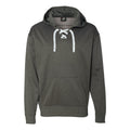 J. America Sport Lace Polyester Fleece Hooded Sweatshirt