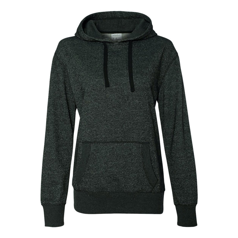 J. America Women’s Glitter French Terry Hooded Sweatshirt