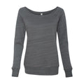 BELLA + CANVAS Women’s Sponge Fleece Wide Neck Sweatshirt