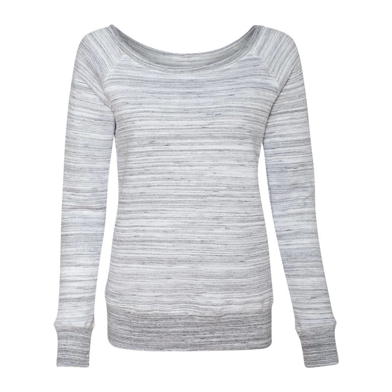 BELLA + CANVAS Women’s Sponge Fleece Wide Neck Sweatshirt