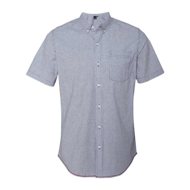 Burnside Stretch-Stripe Short Sleeve Shirt