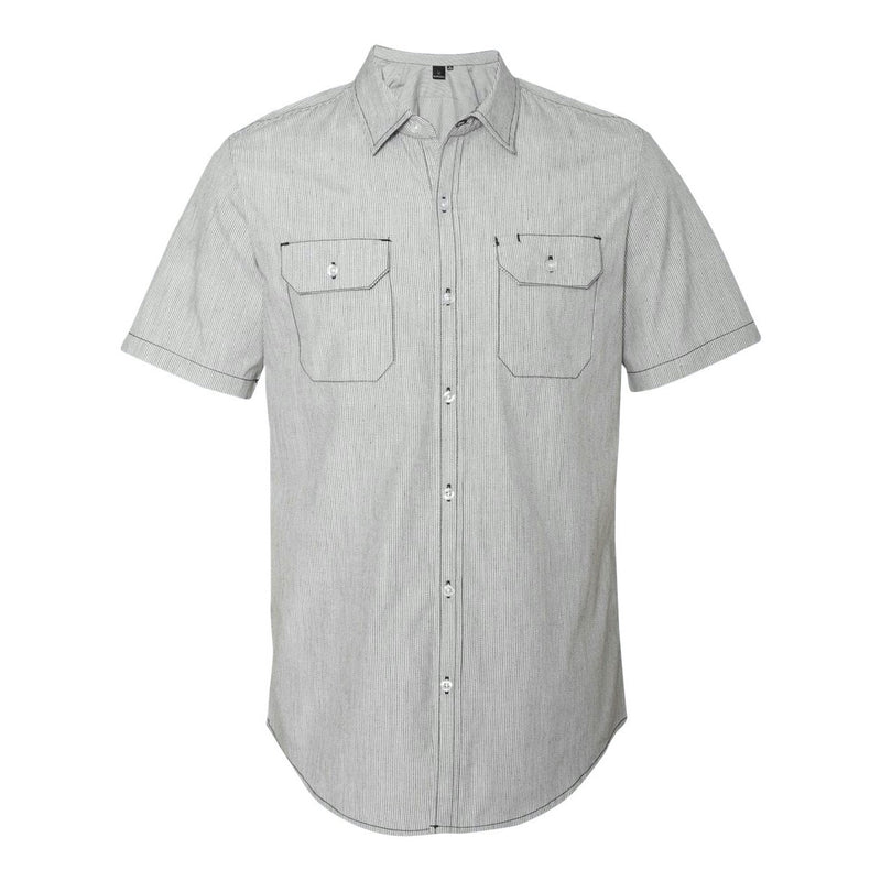 Burnside Dobby Stripe Short Sleeve Shirt