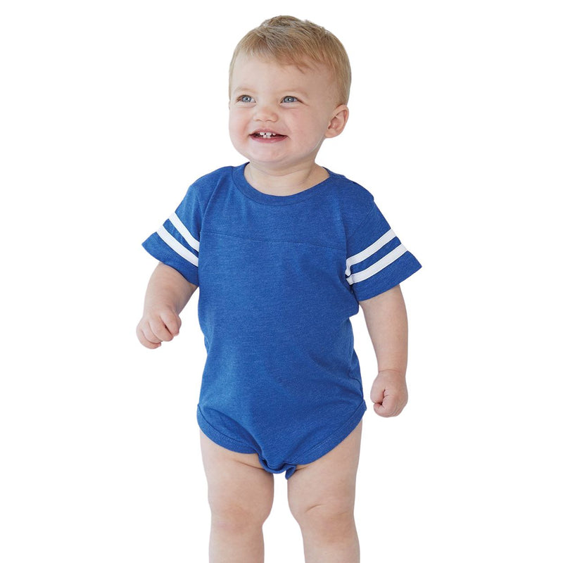 Rabbit Skins Infant Football Fine Jersey Bodysuit