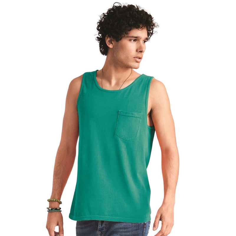 Comfort Colors Garment-Dyed Heavyweight Pocket Tank Top