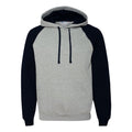 JERZEES Nublend Colorblocked Raglan Hooded Sweatshirt