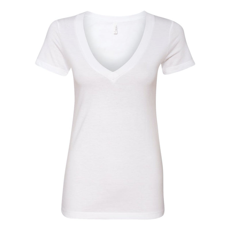 Next Level Women’s CVC Short Sleeve Deep V