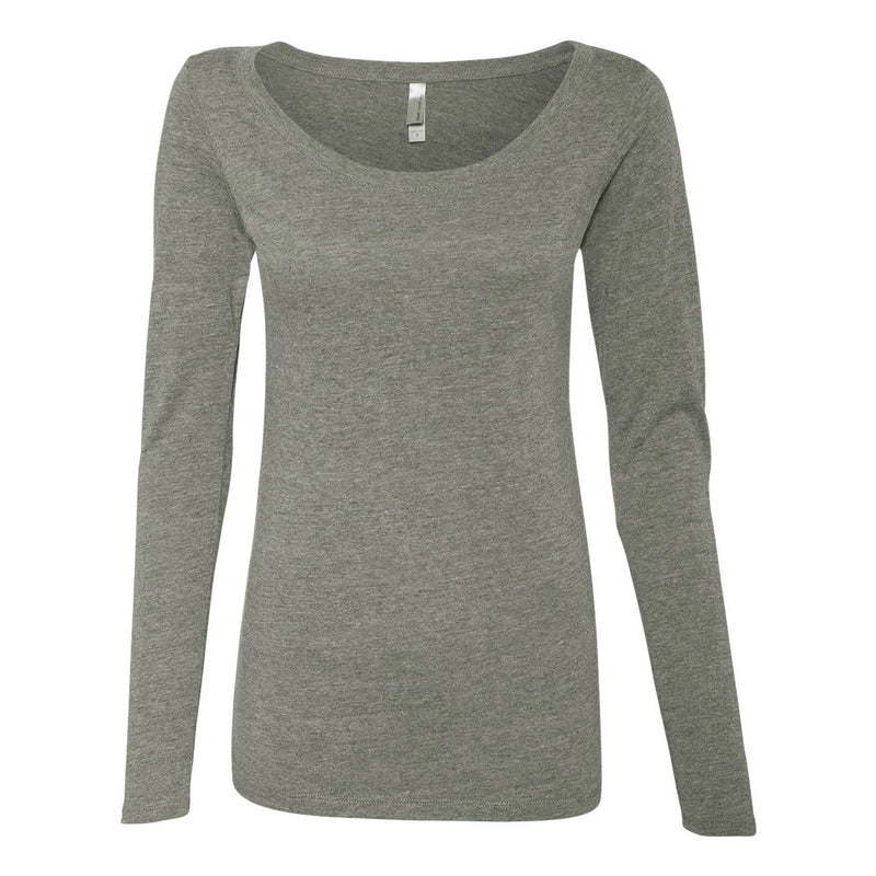 Next Level Women’s Triblend Long Sleeve Scoop