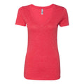 Next Level Women’s Triblend Short Sleeve Deep V