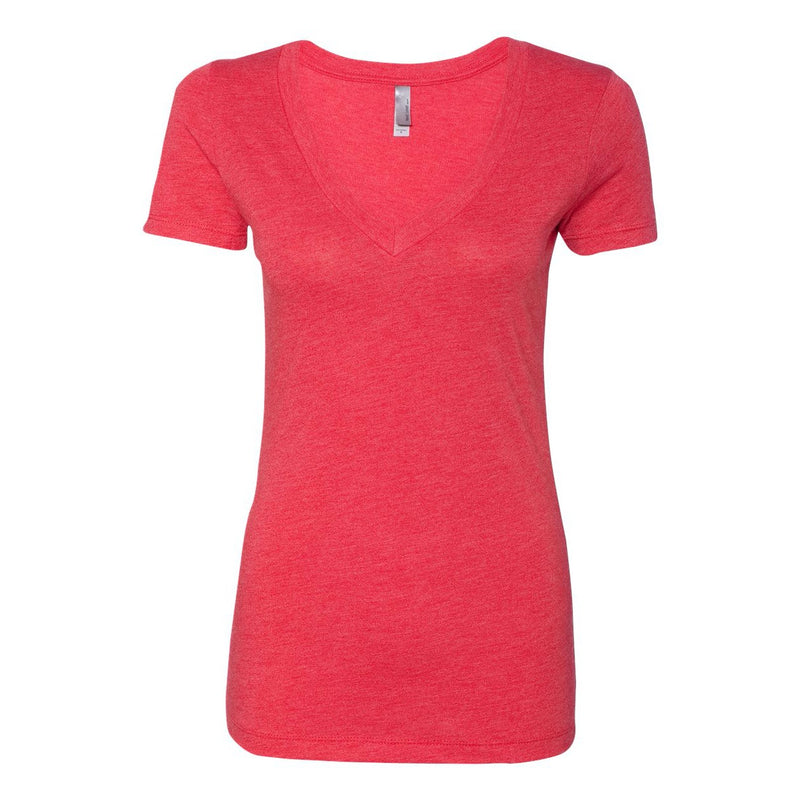 Next Level Women’s Triblend Short Sleeve Deep V