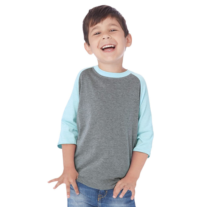 Next Level Youth CVC Three-Quarter Sleeve Raglan