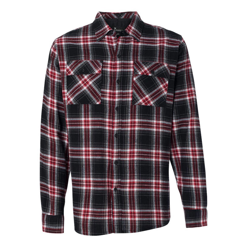 Burnside Yarn-Dyed Long Sleeve Flannel Shirt