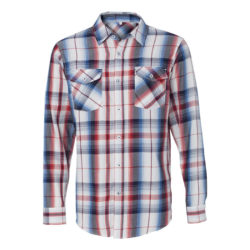 Burnside Long Sleeve Plaid Shirt