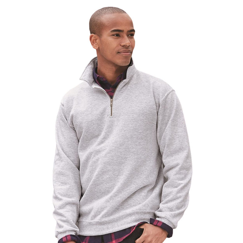 JERZEES Super Sweats NuBlend Quarter-Zip Cadet Collar Sweatshirt