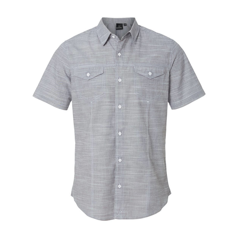 Burnside Textured Solid Short Sleeve Shirt