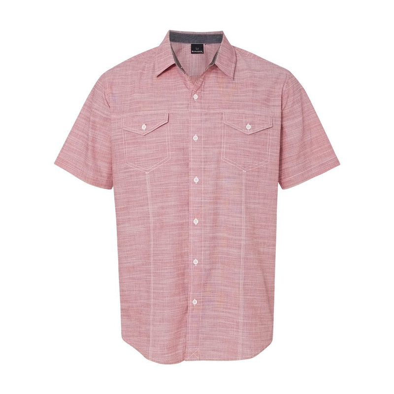 Burnside Textured Solid Short Sleeve Shirt