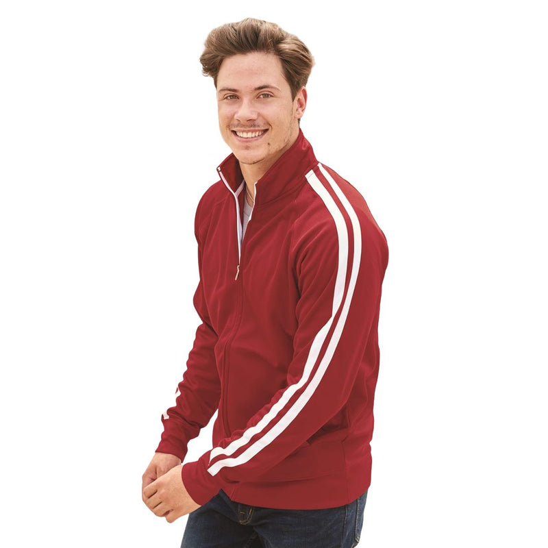 Independent Trading Co. Unisex Poly-Tech Full-Zip Track Jacket