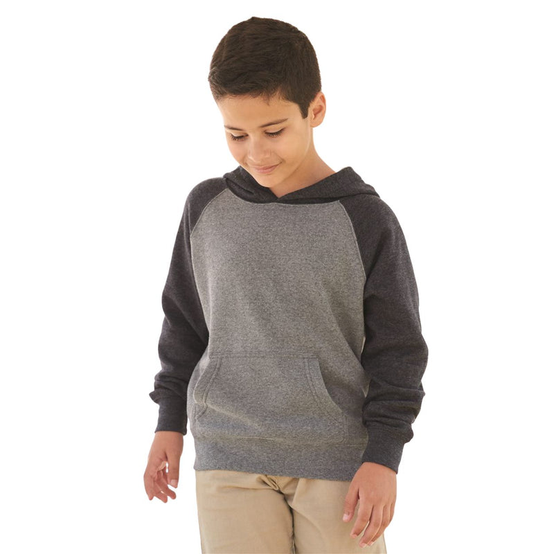 Independent Trading Co. Youth Special Blend Raglan Hooded Sweatshirt