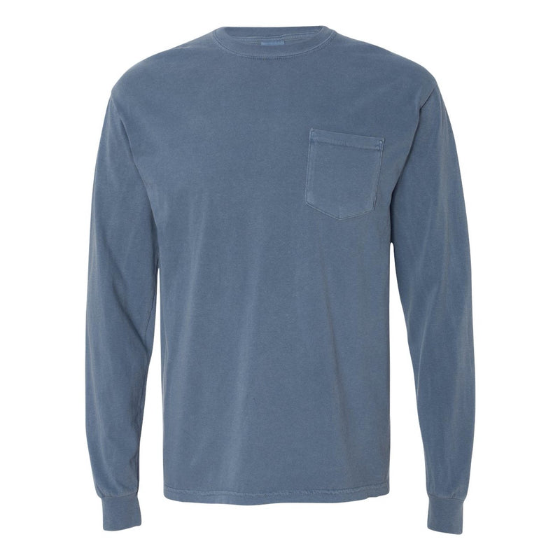 Comfort Colors Garment-Dyed Heavyweight Long Sleeve Pocket T-Shirt