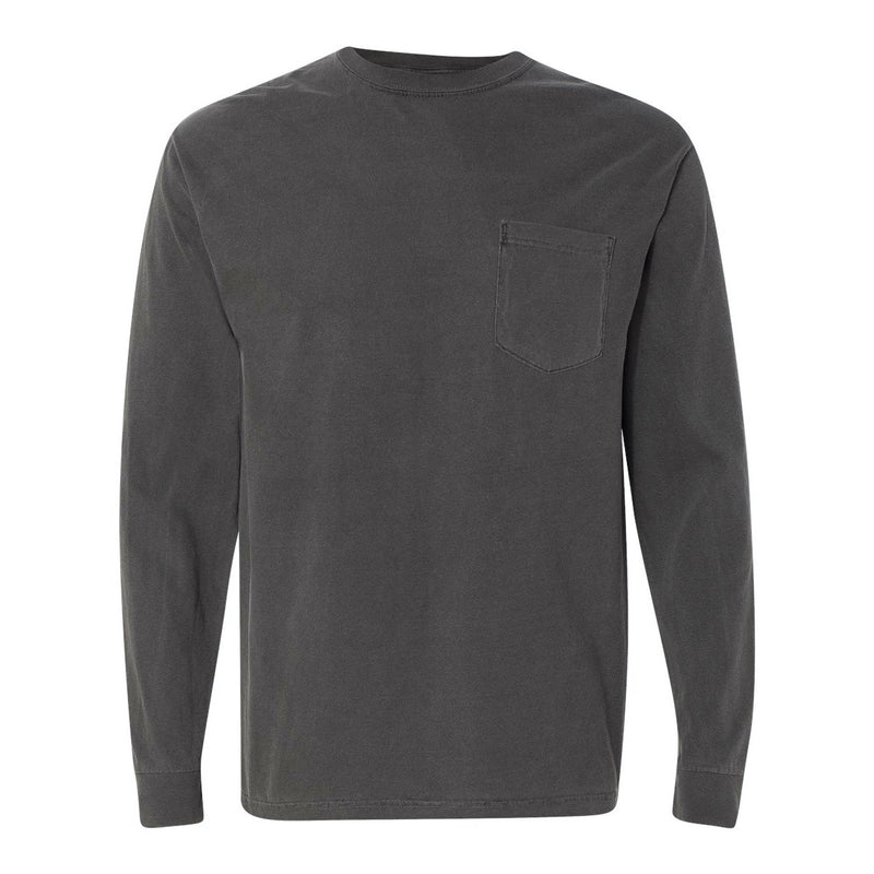 Comfort Colors Garment-Dyed Heavyweight Long Sleeve Pocket T-Shirt