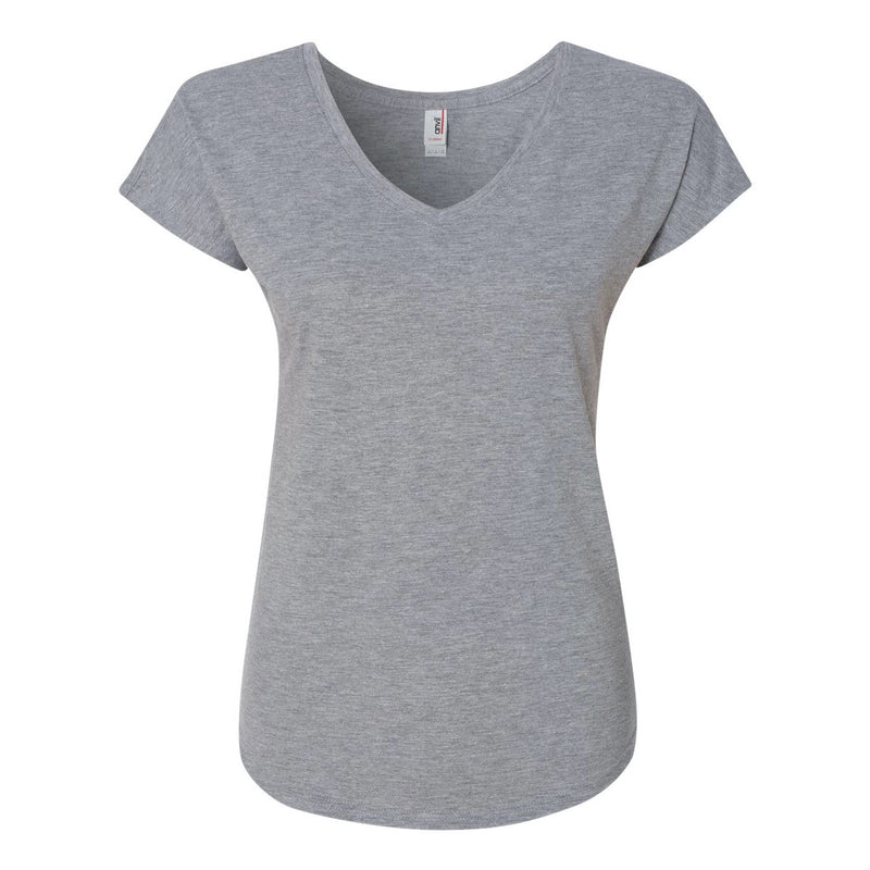 Anvil Women’s Triblend V-Neck T-Shirt