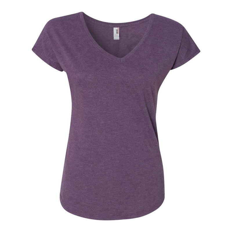 Anvil Women’s Triblend V-Neck T-Shirt