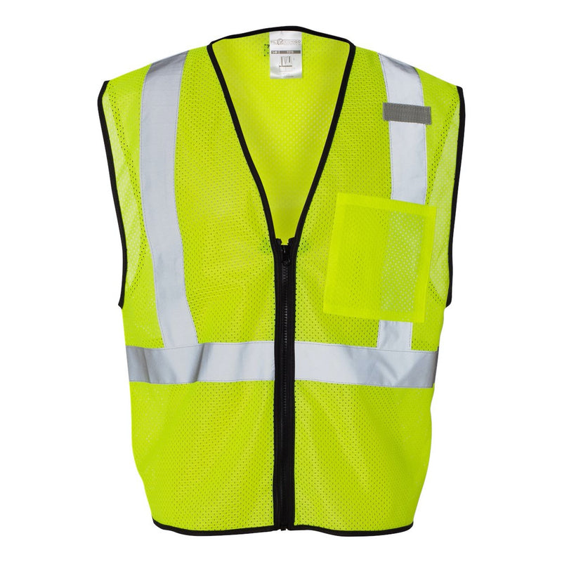 ML Kishigo Class 2 Economy Vest with Zippered Front