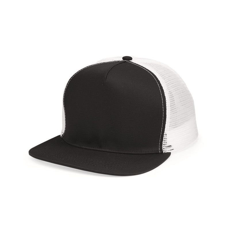 Mega Cap Flat Bill Trucker Cap