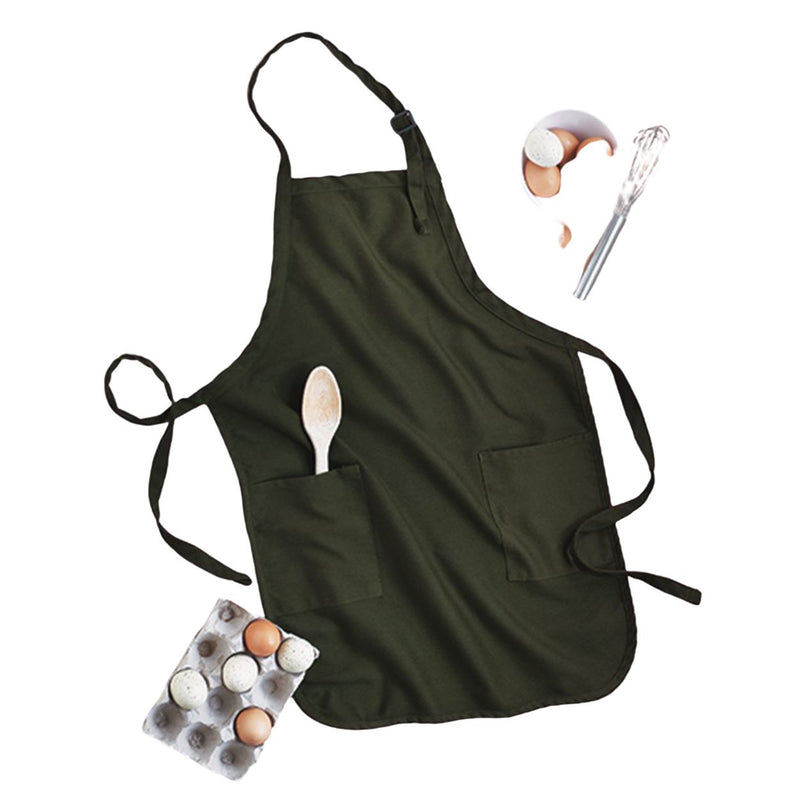 Q-Tees Full-Length Apron with Pockets