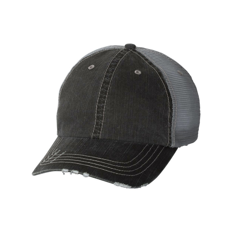 Mega Cap Herringbone Trucker Cap