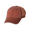 Mega Cap Herringbone Trucker Cap