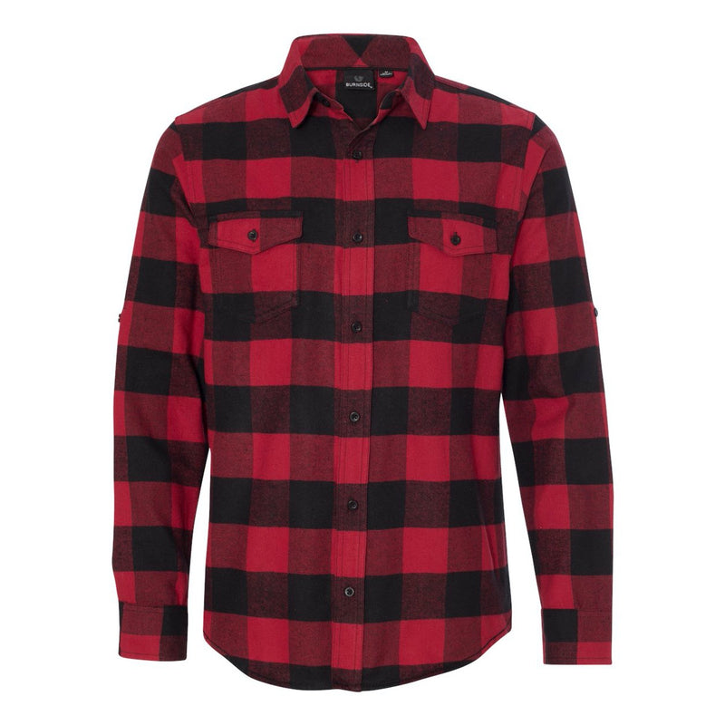 Burnside Yarn-Dyed Long Sleeve Flannel Shirt