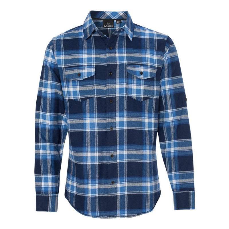 Burnside Yarn-Dyed Long Sleeve Flannel Shirt