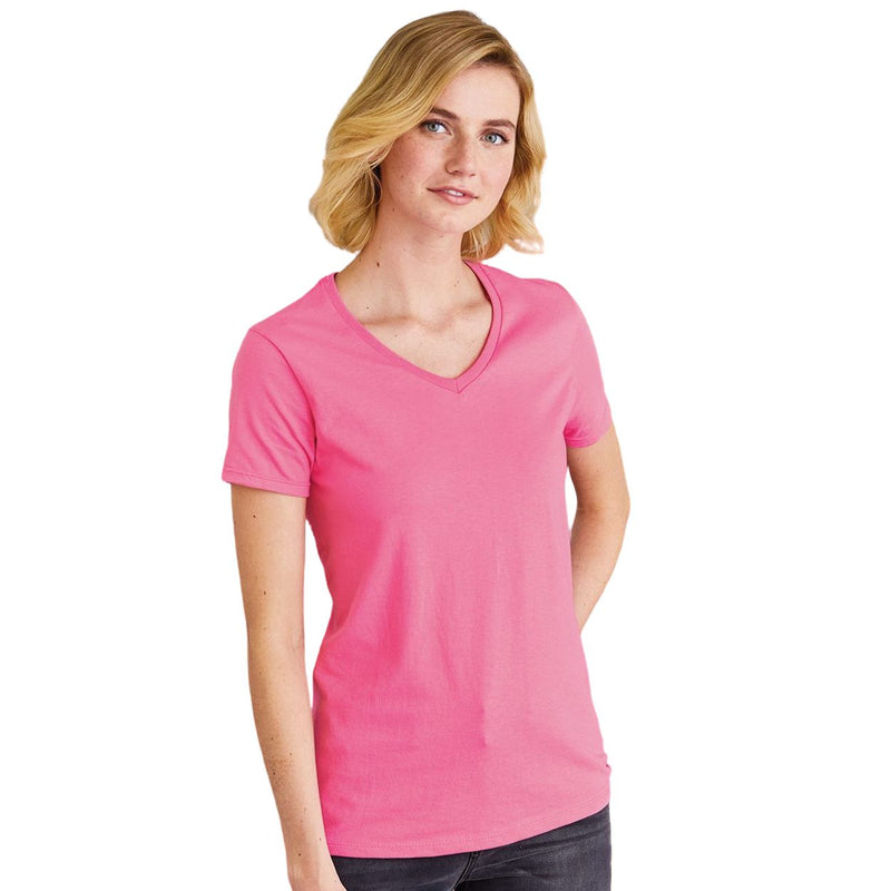 Hanes ComfortSoft Tagless Women’s V-Neck Short Sleeve T-Shirt